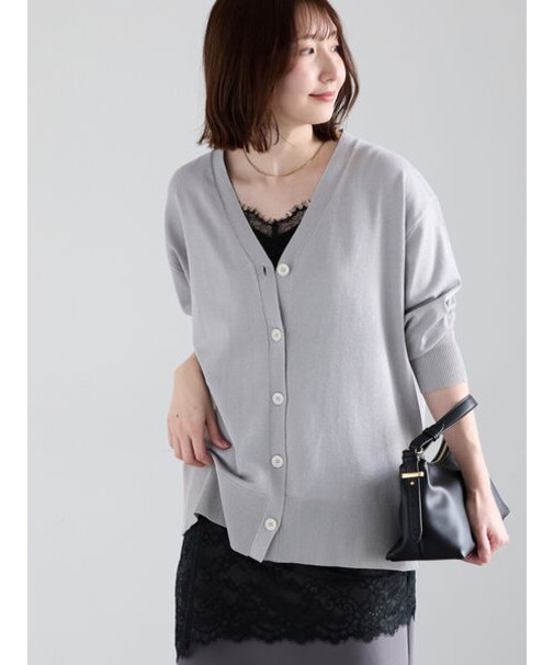 2WAYカシュクールVネックカーディガン《2026 spring catalog item》
