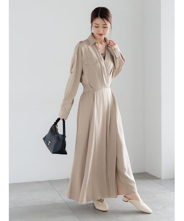 トレンチカシュクールワンピース《2026 spring catalog item》
