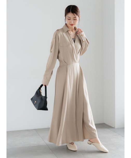 トレンチカシュクールワンピース《2026 spring catalog item》