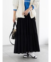 コットンボイルティアードスカート《2026 spring catalog item》