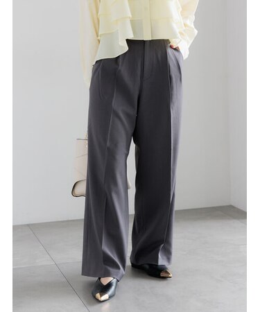 メランジツイルワイドパンツ《2026 spring catalog item》