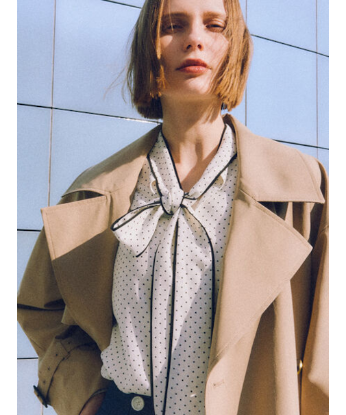 パターンアソートボウタイブラウス《2026 spring catalog item》