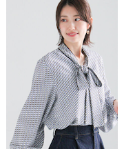 パターンアソートボウタイブラウス《2026 spring catalog item》