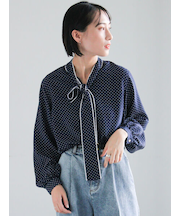 パターンアソートボウタイブラウス《2026 spring catalog item》