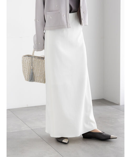 ストレッチジョーゼットナロースカート《2026 spring catalog item