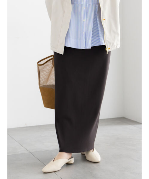 ストレッチジョーゼットナロースカート《2026 spring catalog item》