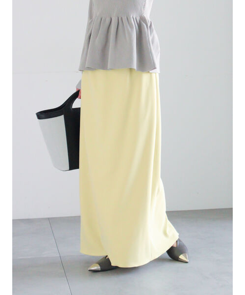 ストレッチジョーゼットナロースカート《2026 spring catalog item