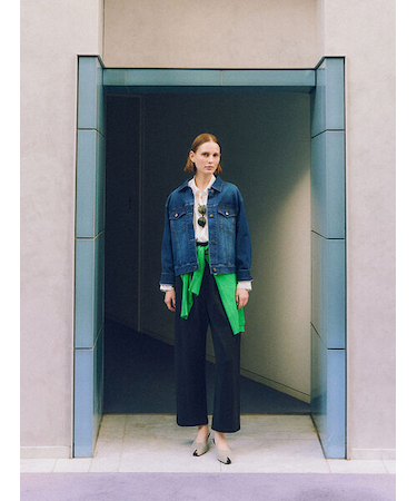 ポンチハイウエストカーブパンツ《2026 spring catalog item》