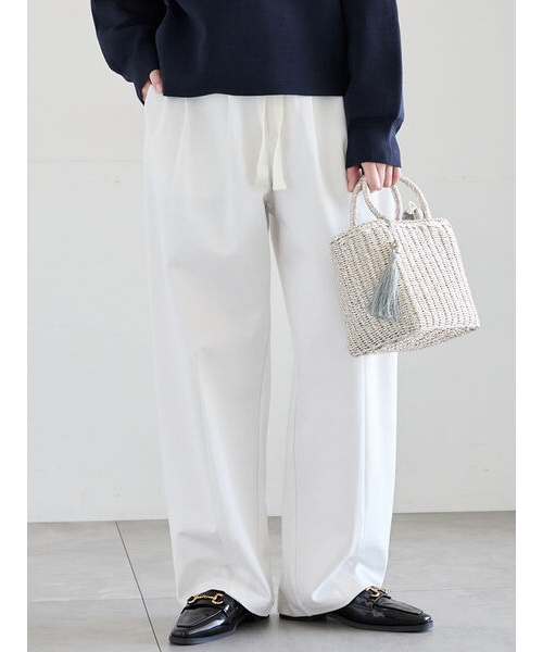 ポンチハイウエストカーブパンツ《2026 spring catalog item》｜テチチ