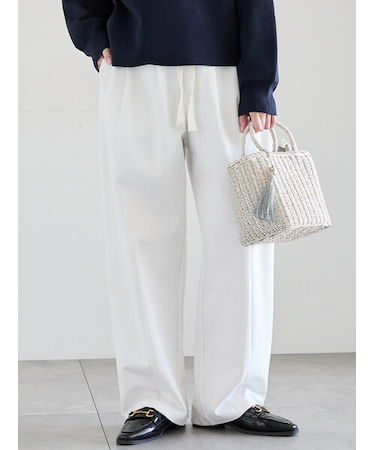 ポンチハイウエストカーブパンツ《2026 spring catalog item》