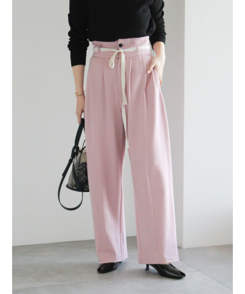 ポンチハイウエストカーブパンツ《2026 spring catalog item》