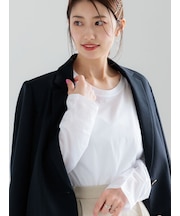 シルケット天竺クルーネックロンT《2026 spring catalog item》