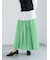 プリーツロングスカート