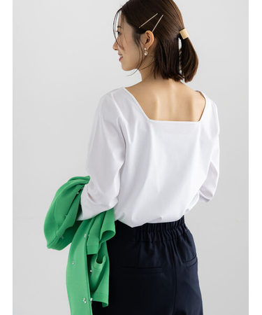 前後2WAYネックデザインロンT《2026 spring catalog item》