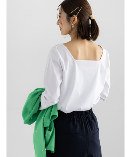 前後2WAYネックデザインロンT《2026 spring catalog item》