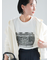 フォトプリントロングスリーブTシャツ