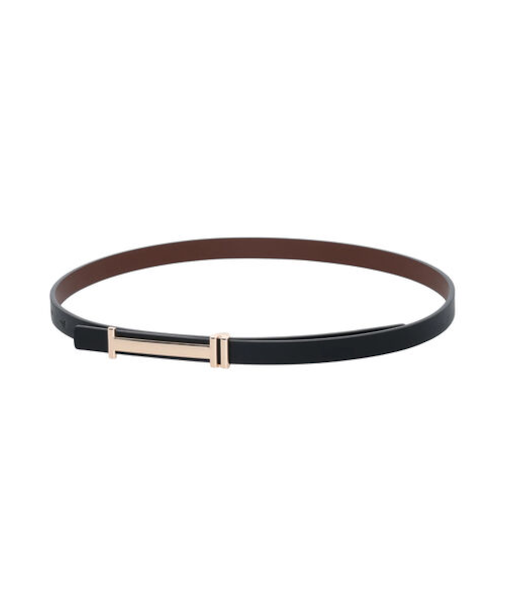 メタルバックルリバーシブルベルト