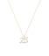 ナンバーネックレス25