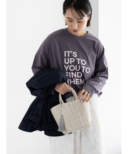 エンブロイダリーロゴTシャツ