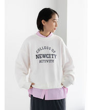 裏毛ロゴプルオーバー