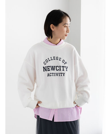 裏毛ロゴプルオーバー