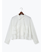 ティアードフリルクロップトシャツ