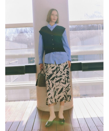 ペイントパターンナロースカート《2026 spring catalog item》