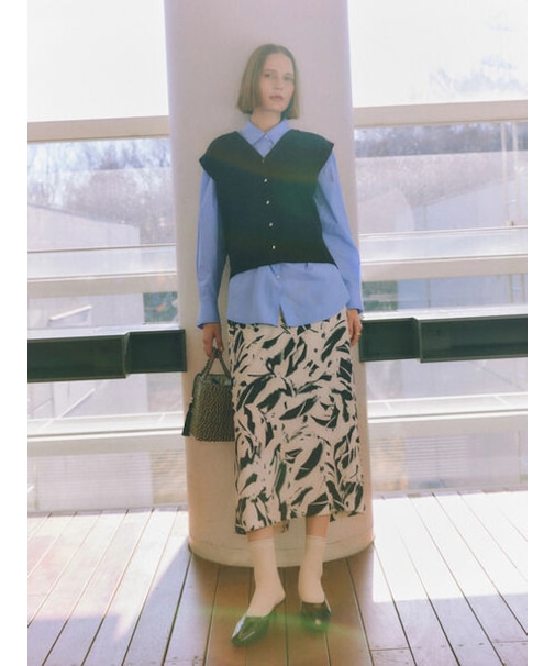 ペイントパターンナロースカート《2026 spring catalog item》