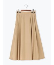 タイプライタータックフレアスカート