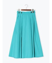 タイプライタータックフレアスカート