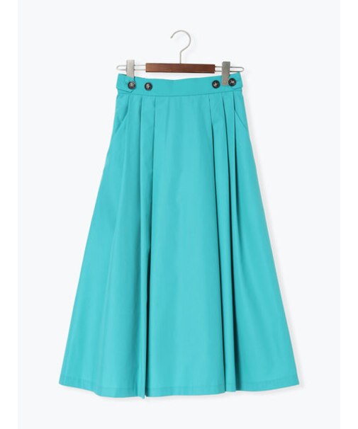 タイプライタータックフレアスカート