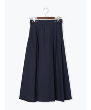 タイプライタータックフレアスカート