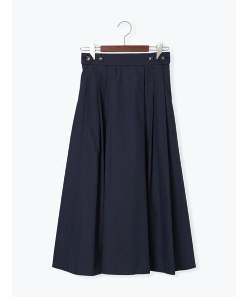 タイプライタータックフレアスカート