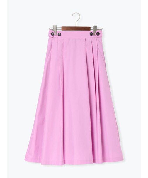 タイプライタータックフレアスカート