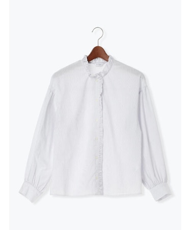 パターンアソートスタンドフリルブラウス