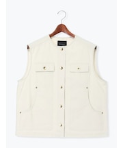 ノーカラーワークベスト