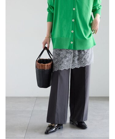 ダブルクロスイージーワイドパンツ