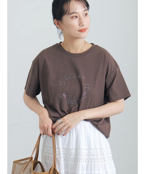 ラインストーンサークルロゴTシャツ《新色追加》｜テチチの通販｜&mall
