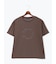 ラインストーンサークルロゴTシャツ