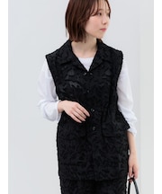 カットジャガードジレ