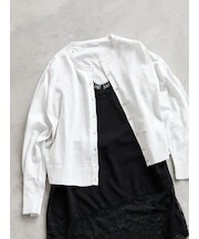 14G綿ポリクルーカーディガン