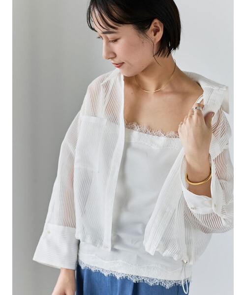 SHEER SQUEEZE CAMI トップス｜スライの通販｜&mall（アンドモール