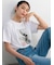 マリリンモンローモノクロフォトTシャツ