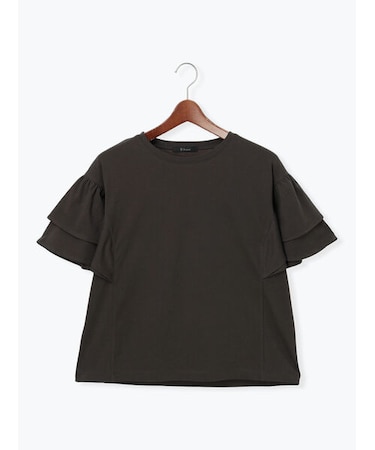 フリルスリーブビッグTシャツ