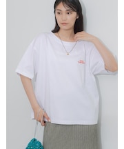 胸刺繍&バックプリントBIGTシャツ