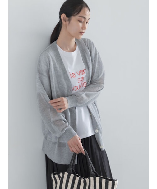 14GミドルVネックカーディガン《2026 SUMMER LOOK item》