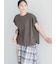 【接触冷感】ショルダータックTシャツ