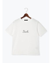【接触冷感】パール&刺繍ロゴコンパクトTシャツ