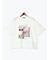 【接触冷感】モチーフレースプリントTシャツ