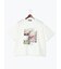 【接触冷感】モチーフレースプリントTシャツ
